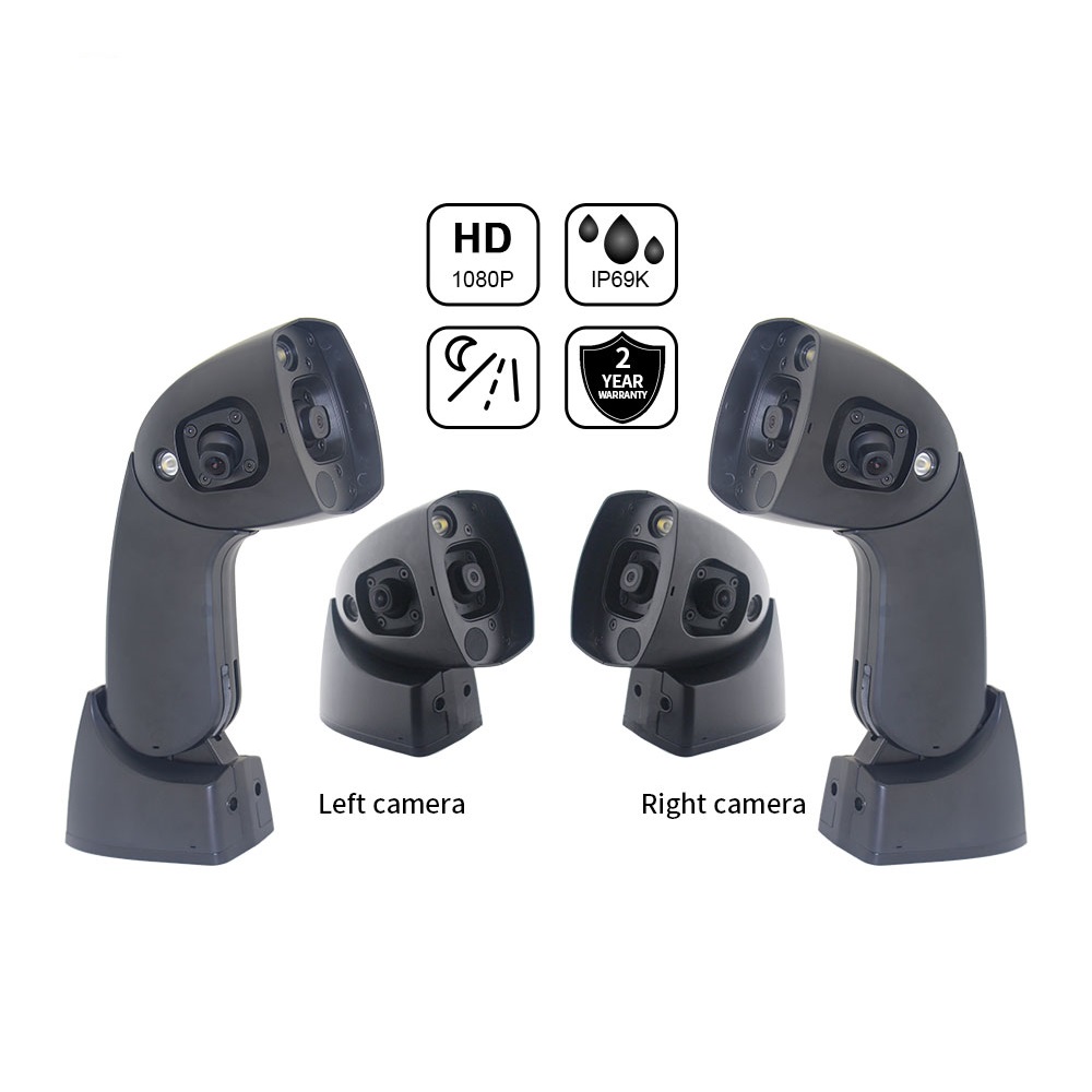 1080P Dual Lens Long Short Arm Side View Camera for Truck Bus